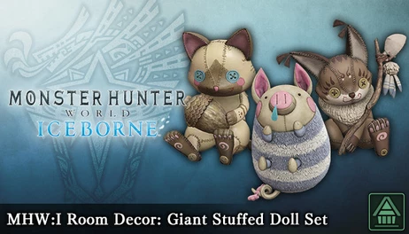 Купить Monster Hunter World: Iceborne - MHW:I Room Decor: Giant Stuffed Doll Set