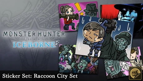 Купить Monster Hunter: World - Sticker Set: Raccoon City Set