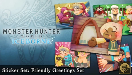 Купить Monster Hunter: World - Sticker Set: Friendly Greetings Set