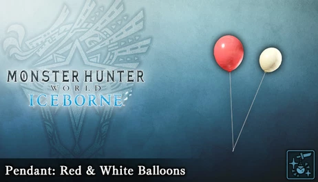 Купить Monster Hunter World: Iceborne - Pendant: Red & White Balloons