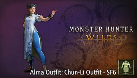 Купить Monster Hunter Wilds - Alma Outfit: Chun-Li Outfit - SF6