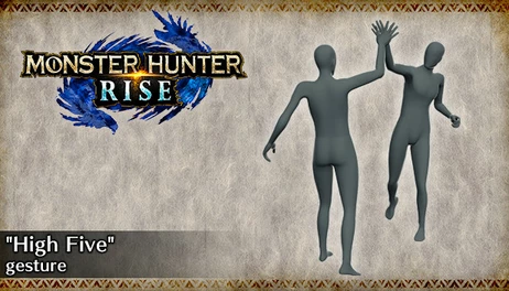 Купить MONSTER HUNTER RISE - "High Five" gesture
