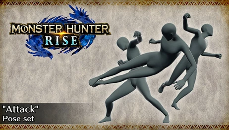 Купить MONSTER HUNTER RISE - "Attack" pose set