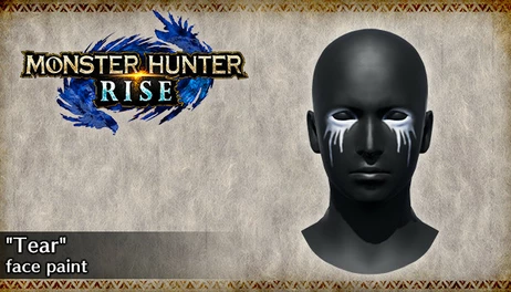 Купить MONSTER HUNTER RISE - "Tear" face paint