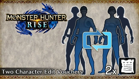 Купить MONSTER HUNTER RISE - Two Character Edit Vouchers