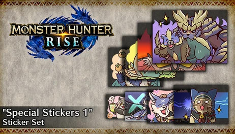 Купить MONSTER HUNTER RISE - "Special Stickers 1" Sticker set