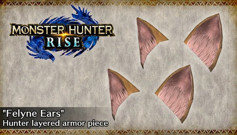 Купить MONSTER HUNTER RISE - "Felyne Ears" Hunter layered armor piece