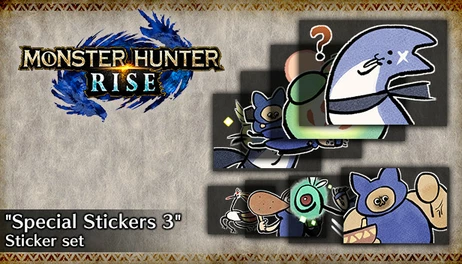 Купить MONSTER HUNTER RISE - "Special Stickers 3" Sticker set