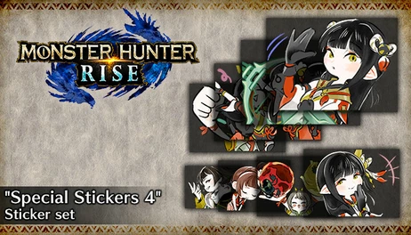 Купить MONSTER HUNTER RISE - "Special Stickers 4" Sticker set