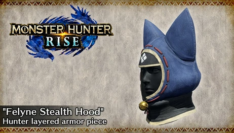 Купить Monster Hunter Rise - "Felyne Stealth Hood" Hunter layered armor piece