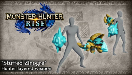 Купить Monster Hunter Rise - "Stuffed Zinogre" Hunter layered weapon (Sword & Shield)