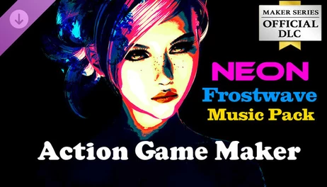 Купить ACTION GAME MAKER - Neon Frostwave Music Pack