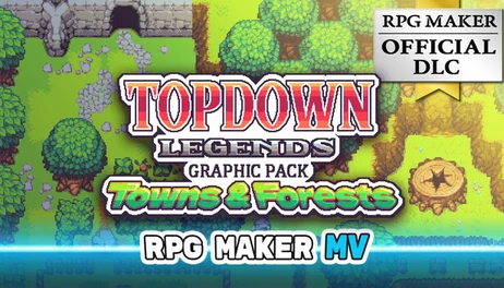 Купить RPG Maker MV - Topdown Legends Graphic Pack - Towns and Forests