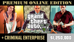 Grand Theft Auto V Enhanced & Great White Shark Card ($1,250,000)