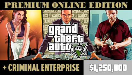 Купить Grand Theft Auto V Enhanced & Great White Shark Card ($1,250,000)