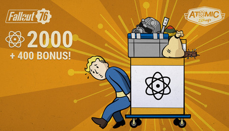 Купить Fallout 76: 2000 (+ 400 Bonus) Atoms